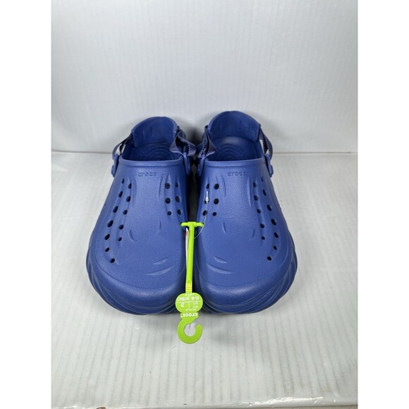 Size 11 Crocs Echo Sapphire Blue Clog Shoes Comfort Slides Sandals Mens NEW - Picture 2 of 7